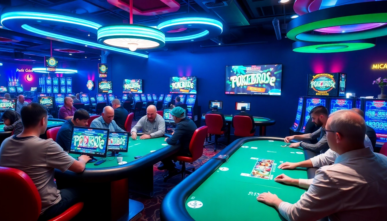 Pokerbros Paradise Union online poker community with players competing in a lively digital environment.