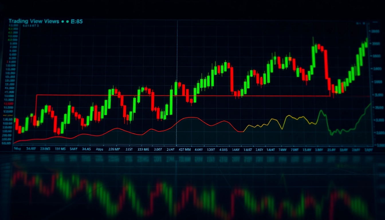 Trading view platform showcasing real-time trading charts and analysis tools for traders and